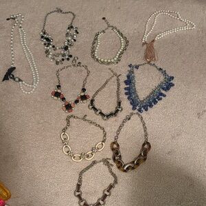 White House Black Market and Ann Taylor Assorted Necklace Collection